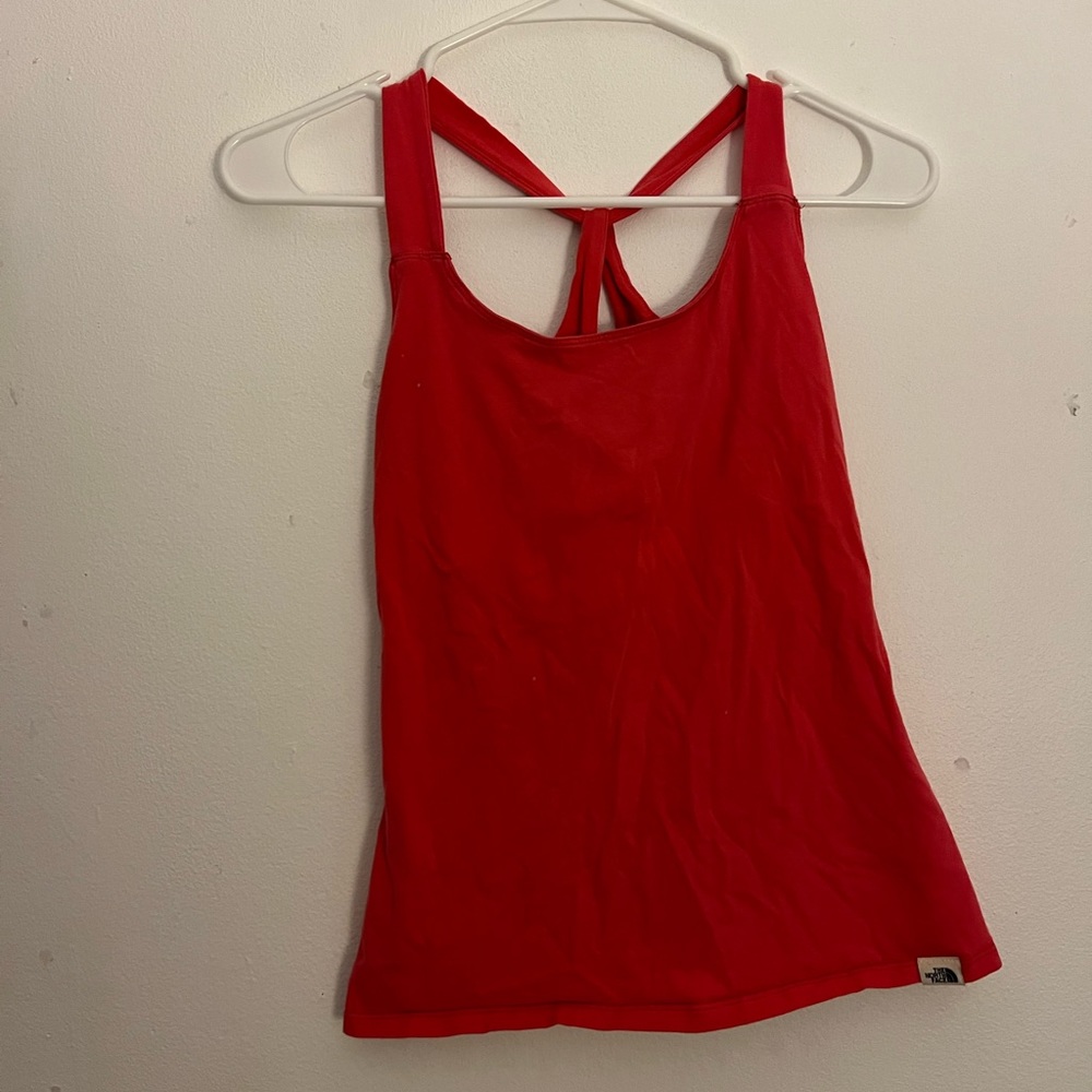 The North Face pink tank top